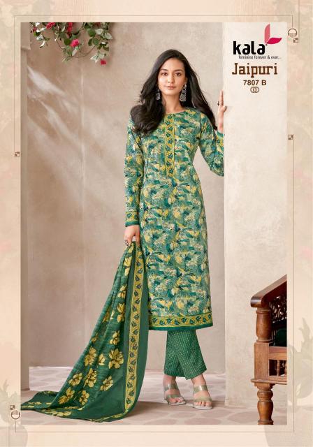 Kala Jaipuri Vol-8 – Dress Material - Wholesale Catalog