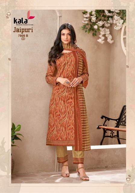 Kala Jaipuri Vol-8 – Dress Material - Wholesale Catalog