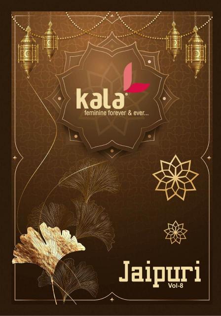 Kala Jaipuri Vol-8 – Kurti Pant With Dupatta - Wholesale Catalog