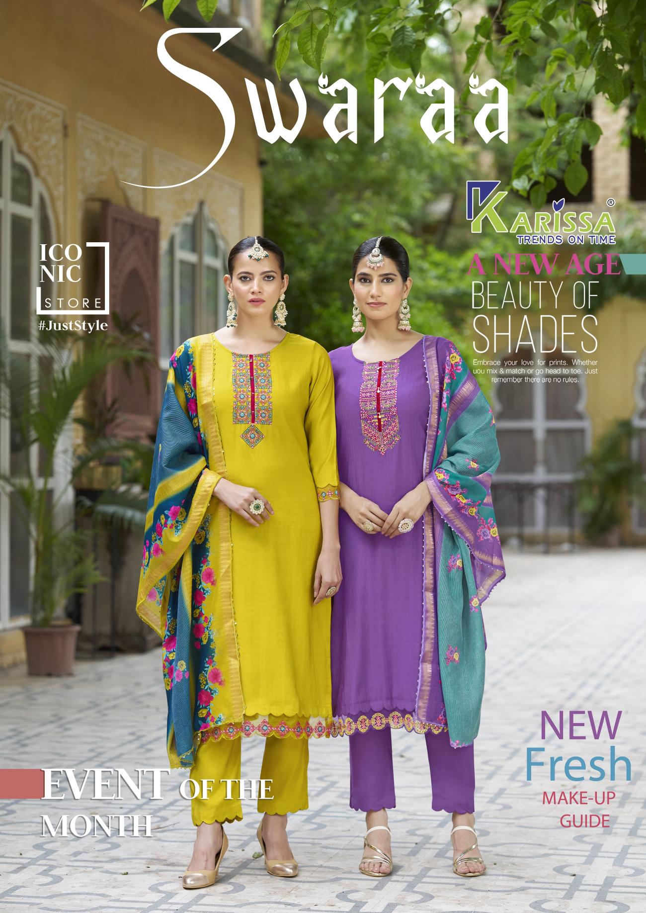 Karissa Swaraa catalog latest south indian kurtis