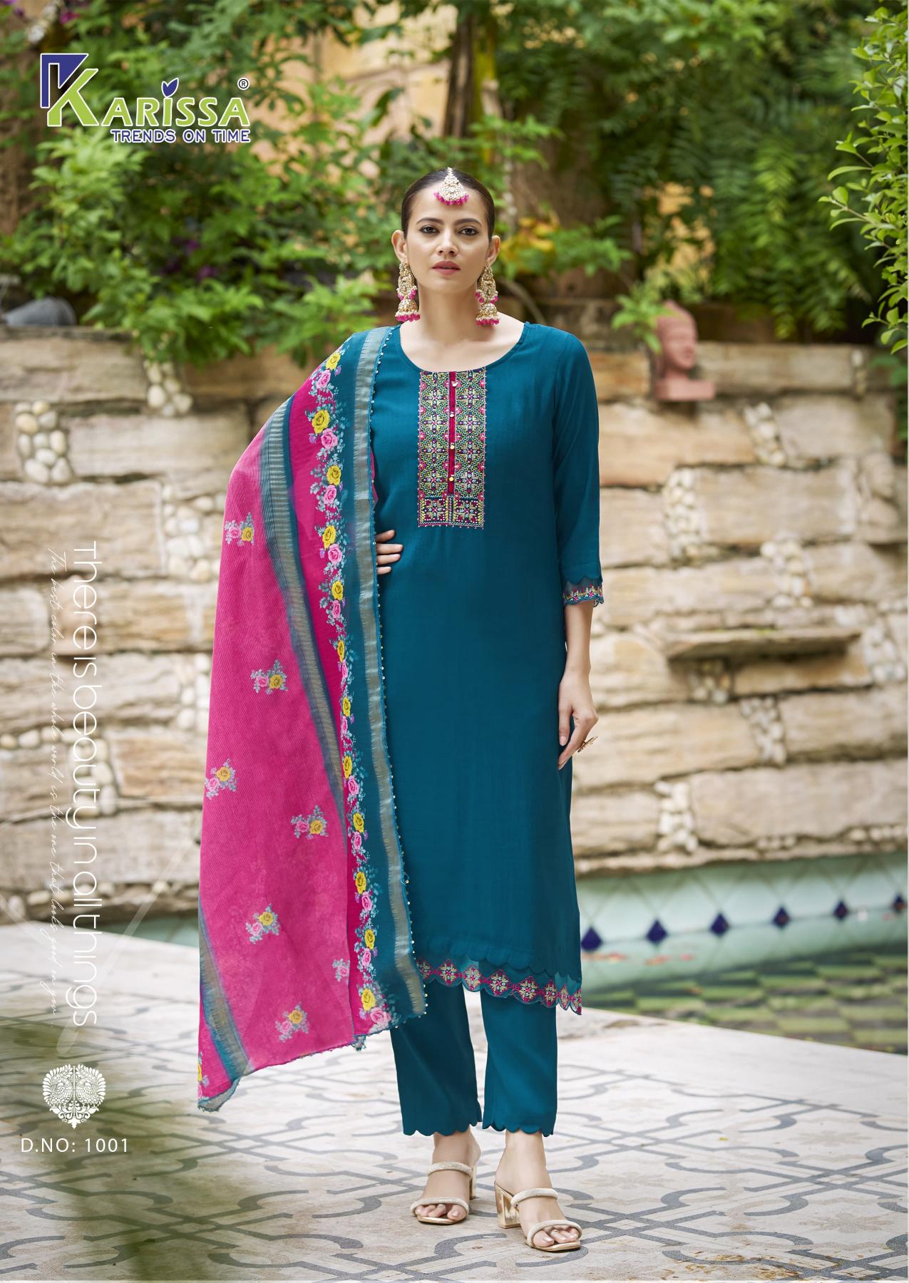 Karissa Swaraa catalog latest south indian kurtis