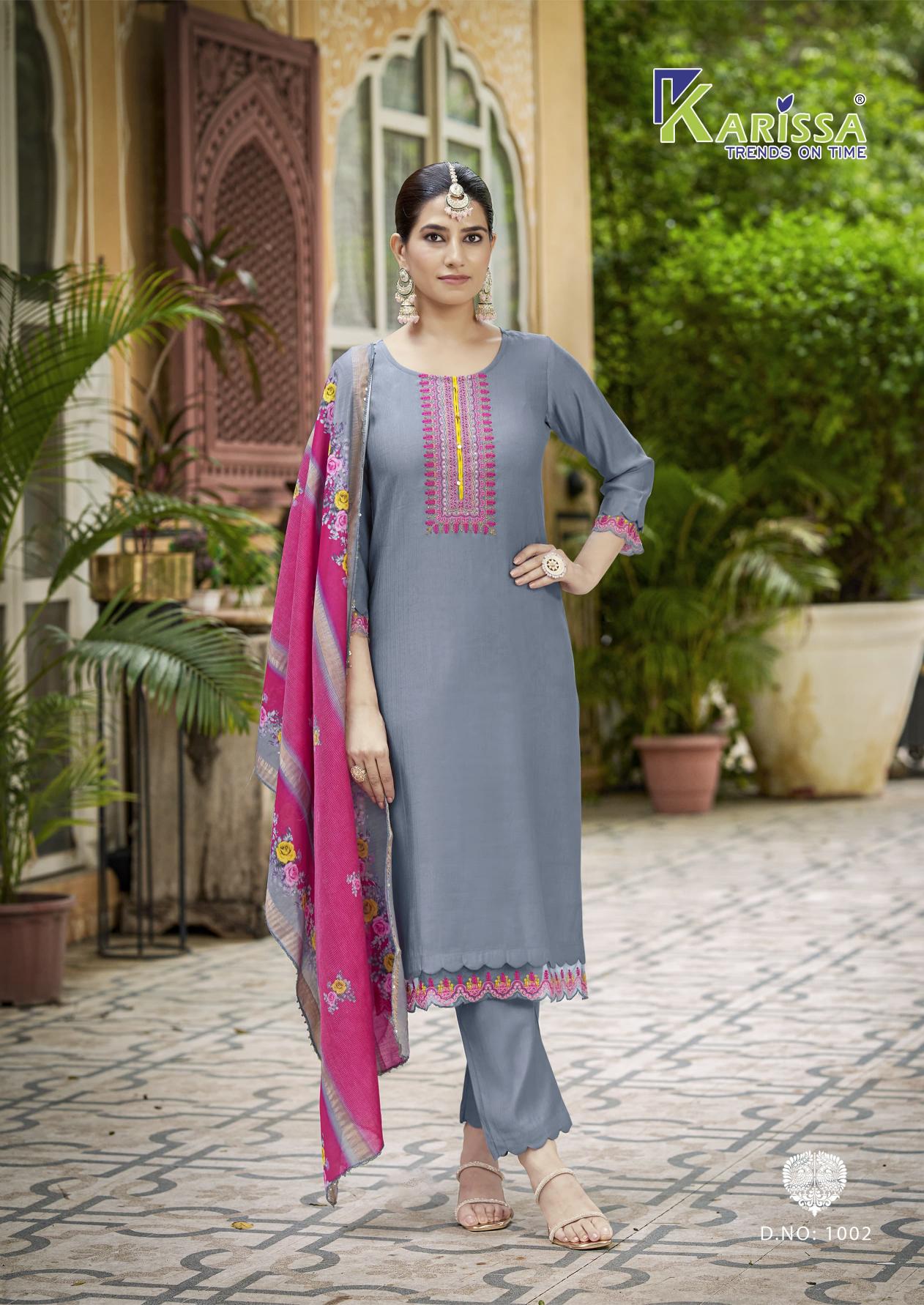 Karissa Swaraa catalog latest south indian kurtis