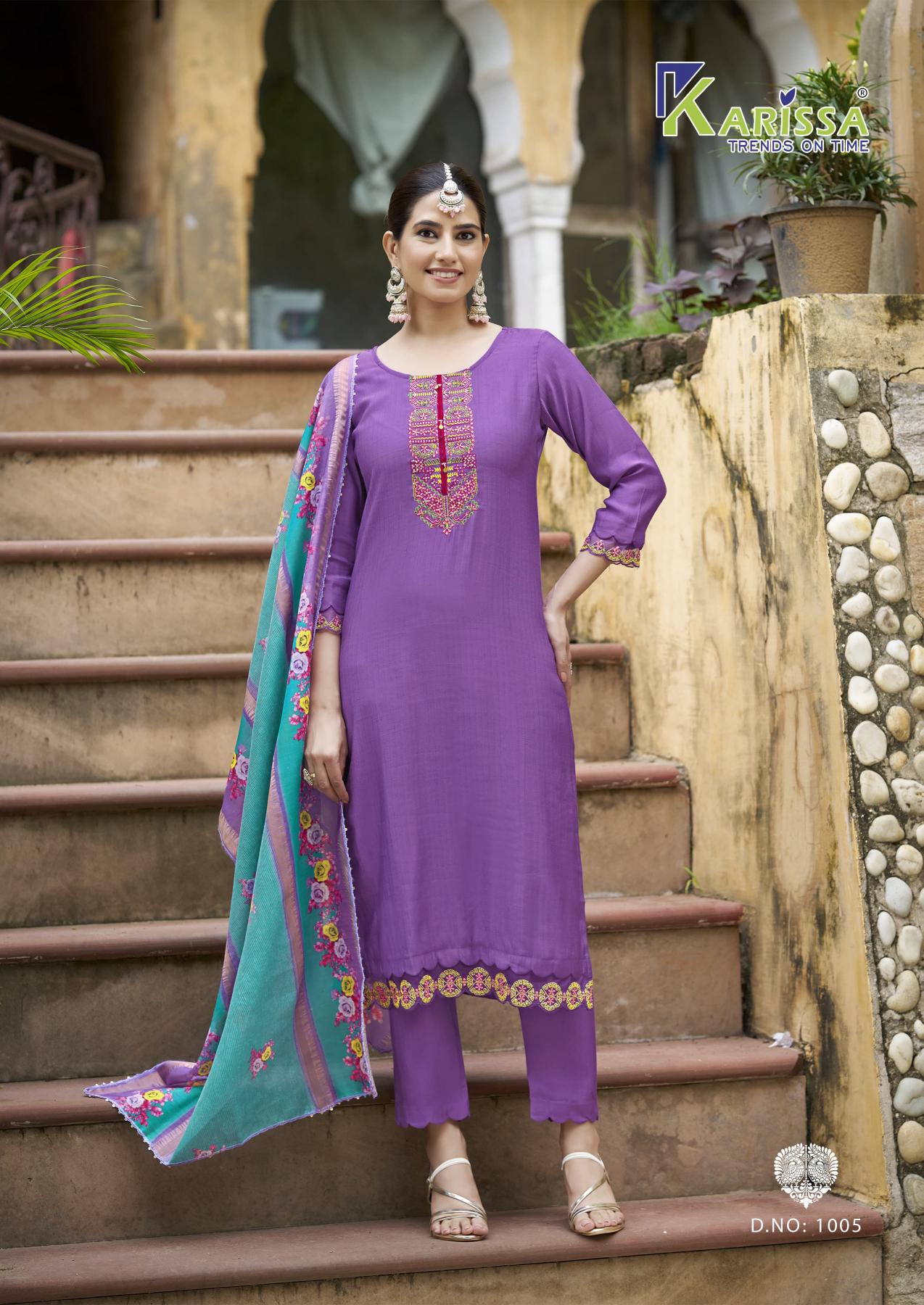Karissa Swaraa catalog latest south indian kurtis