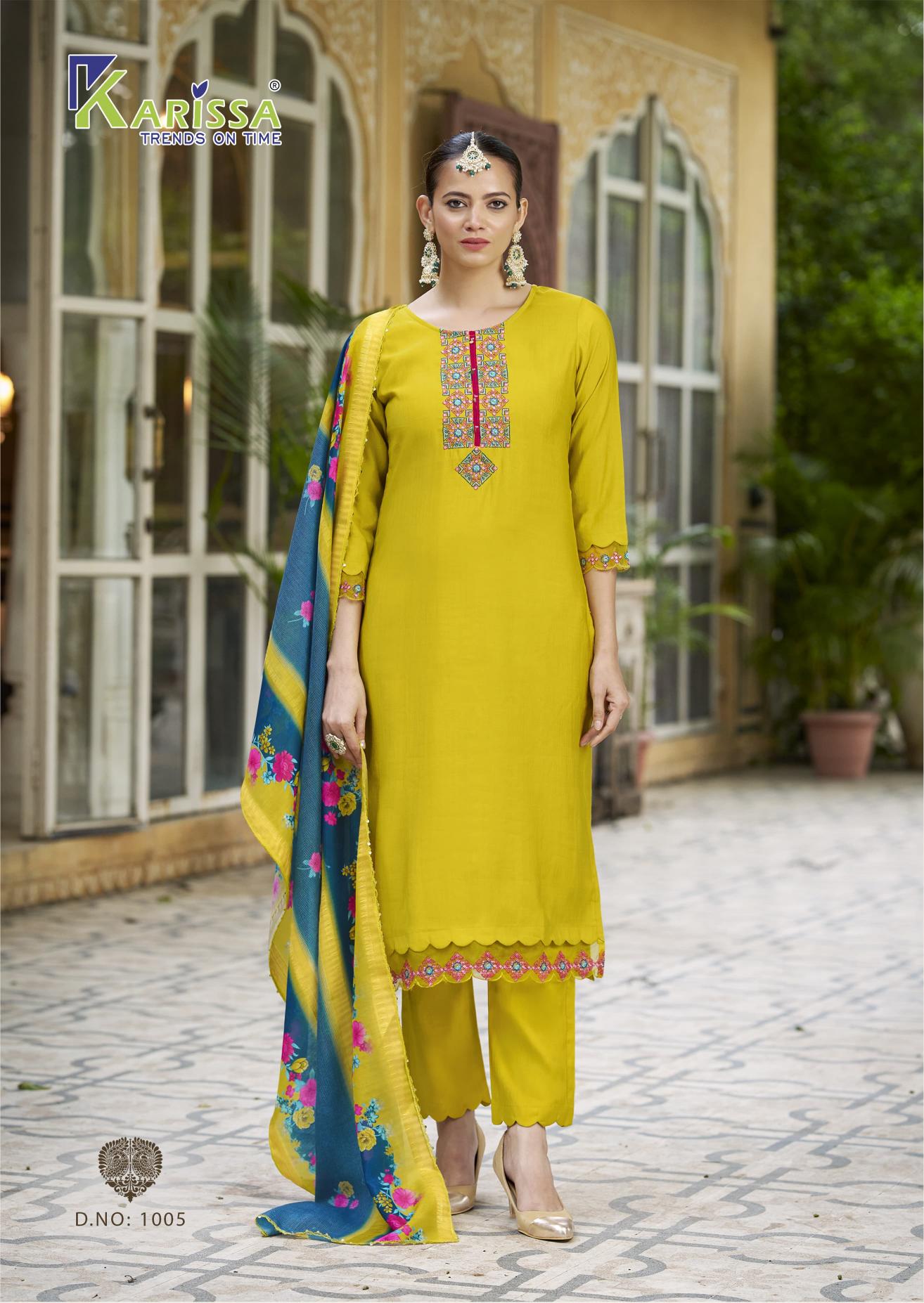 Karissa Swaraa catalog latest south indian kurtis