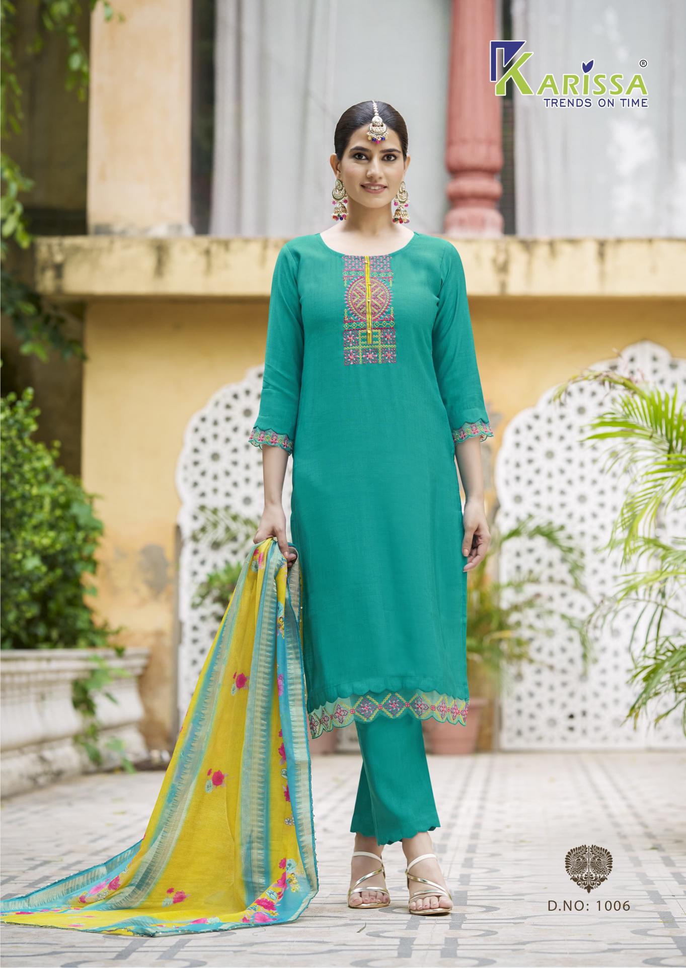 Karissa Swaraa catalog latest south indian kurtis
