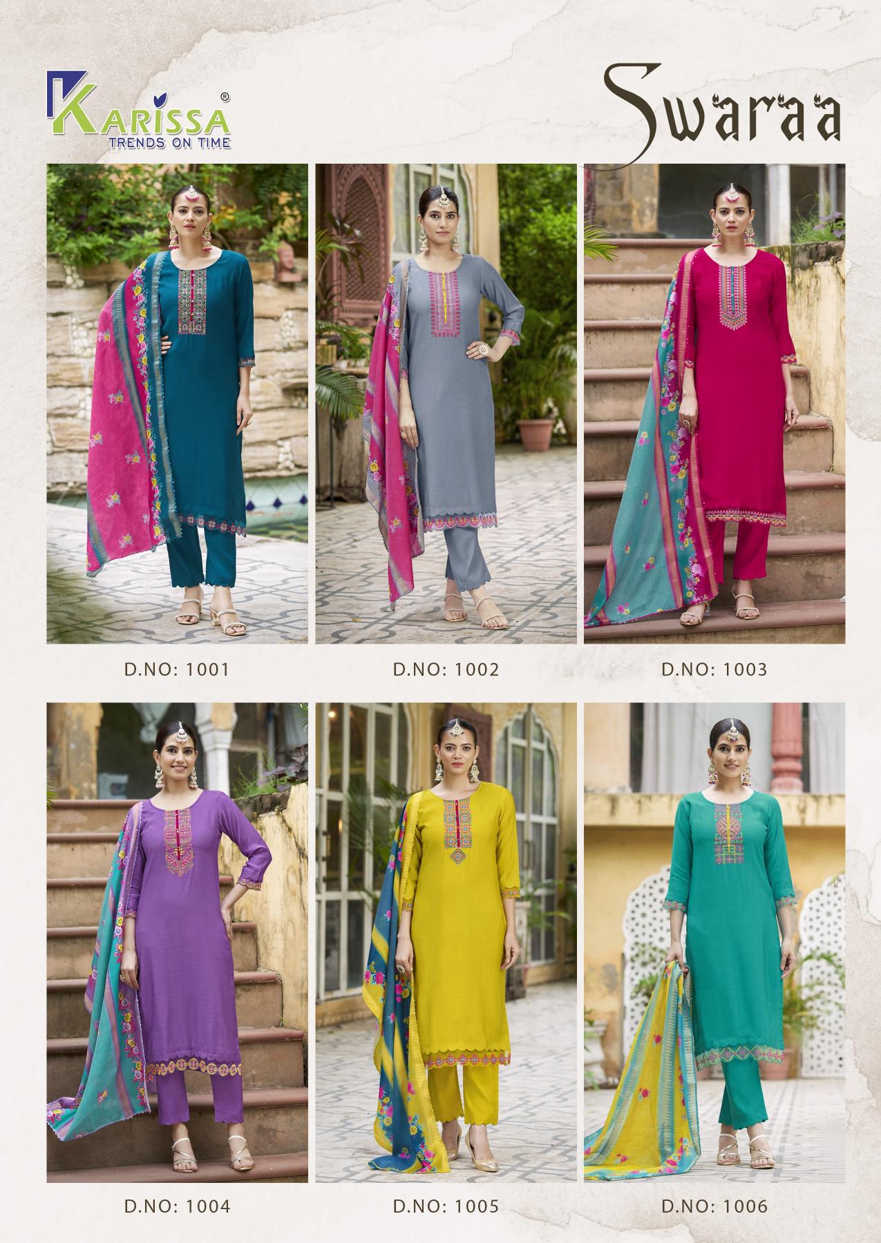 Karissa Swaraa catalog latest south indian kurtis