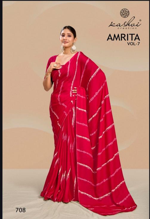 Kashvi Amrita vol 7 catalog surat sarees wholesale market 2025
