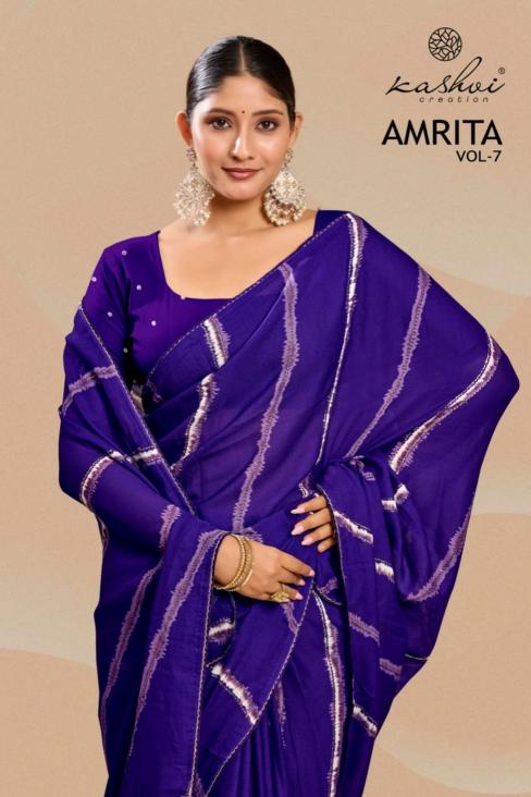 Kashvi Amrita vol 7 catalog surat sarees wholesale market 2025