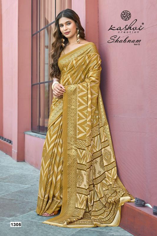 Kashvi Shabnam Vol 13 catalog best sarees wholesale shop in surat