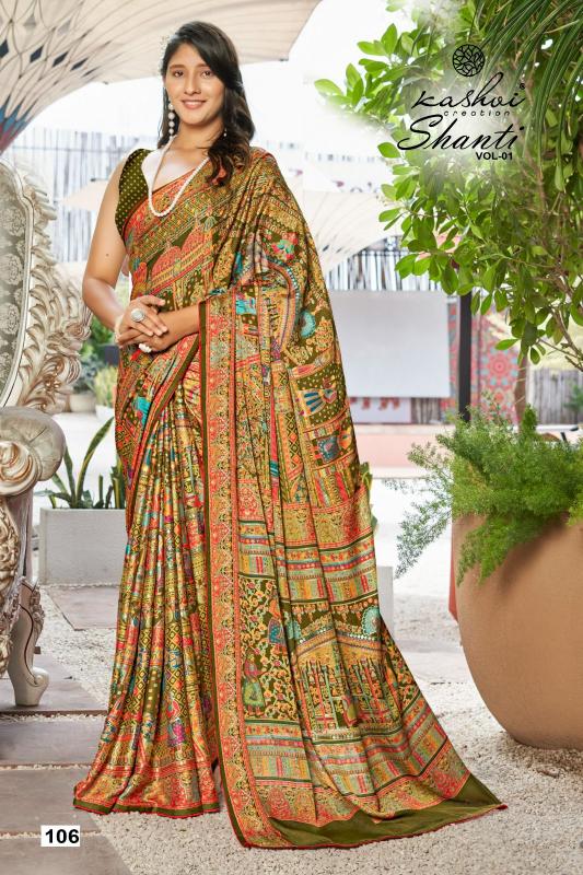 Kashvi Shanti catalog royal sarees surat