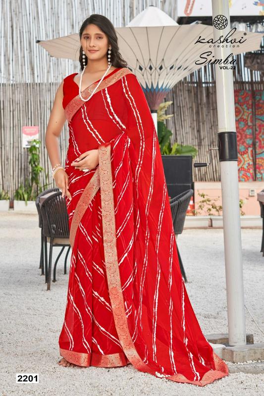 Kashvi Simba Vol 22 catalog surat saree brand name