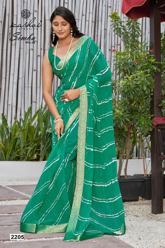 Kashvi Simba Vol 22 catalog surat saree brand name