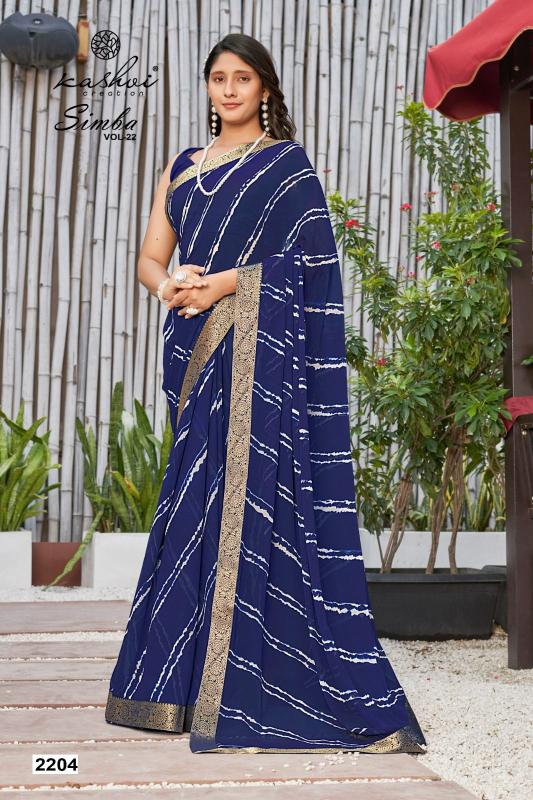 Kashvi Simba Vol 22 catalog surat saree brand name