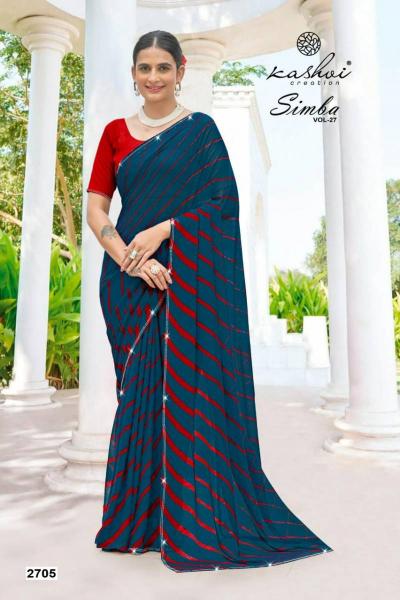 Kashvi Simba Vol 27 catalog surat saree market wholesale low price list
