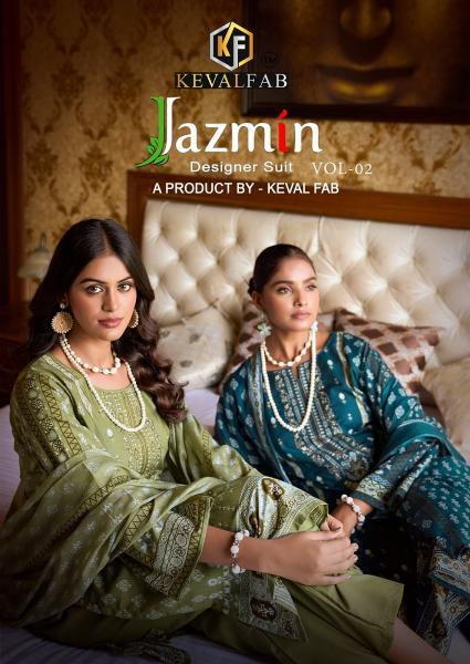 Keval Jazmin Vol-2 – Karachi Dress Material - Wholesale Catalog