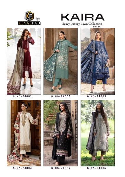 Keval Kaira Vol-24 – Karachi Dress Material - Wholesale Catalog