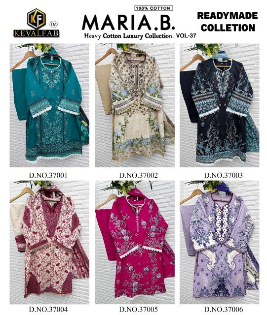 Keval Maria.B Vol-37 – Pakistani Readymade Kurti Pant With Dupatta - Wholesale Catalog
