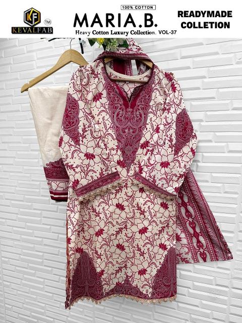 Keval Maria.B Vol-37 – Pakistani Readymade Kurti Pant With Dupatta - Wholesale Catalog