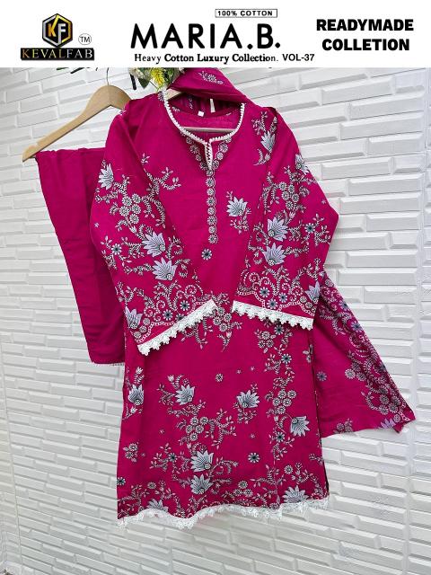 Keval Maria.B Vol-37 – Pakistani Readymade Kurti Pant With Dupatta - Wholesale Catalog