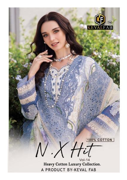 Keval Nx Hit Vol-14 – Karachi Dress Material - Wholesale Catalog 