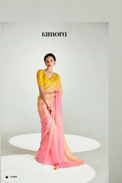 Kimora Rangrez catalog fancy designer sarees suppliers in surat