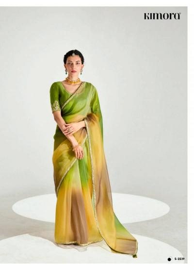 Kimora Rangrez catalog fancy designer sarees suppliers in surat