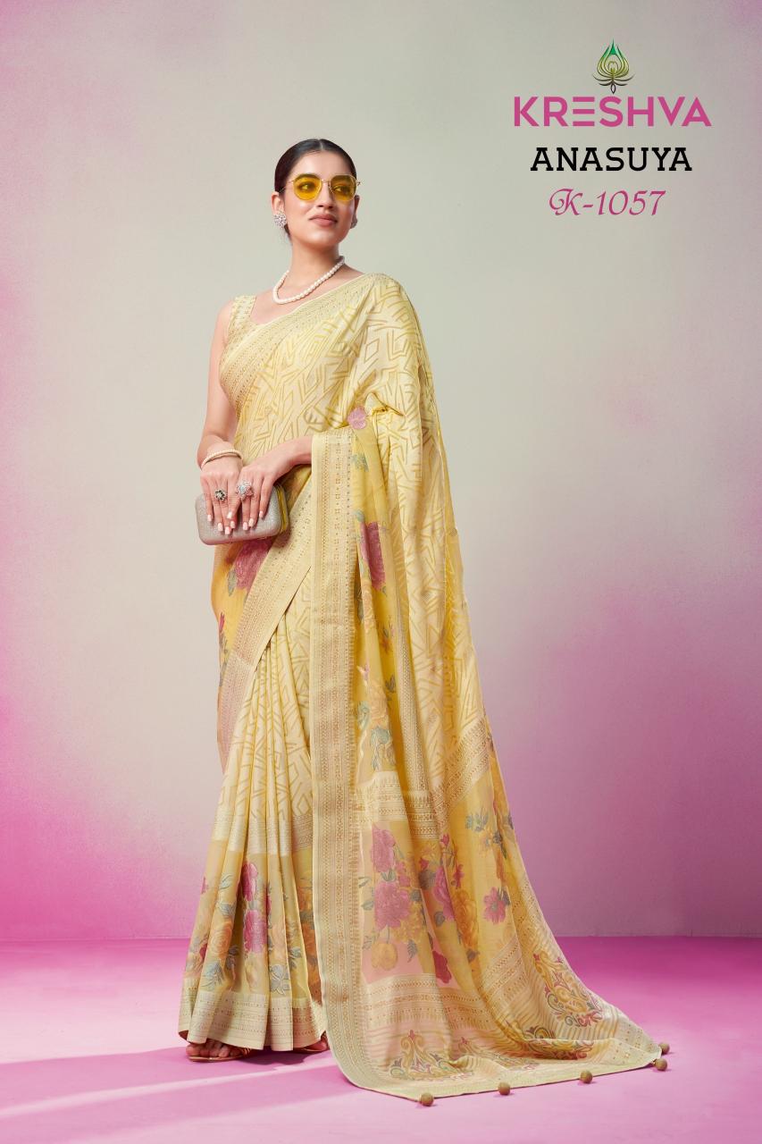 Kreshva Anasuya catalog surat party wear saree