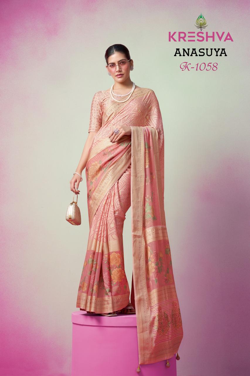 Kreshva Anasuya catalog surat party wear saree