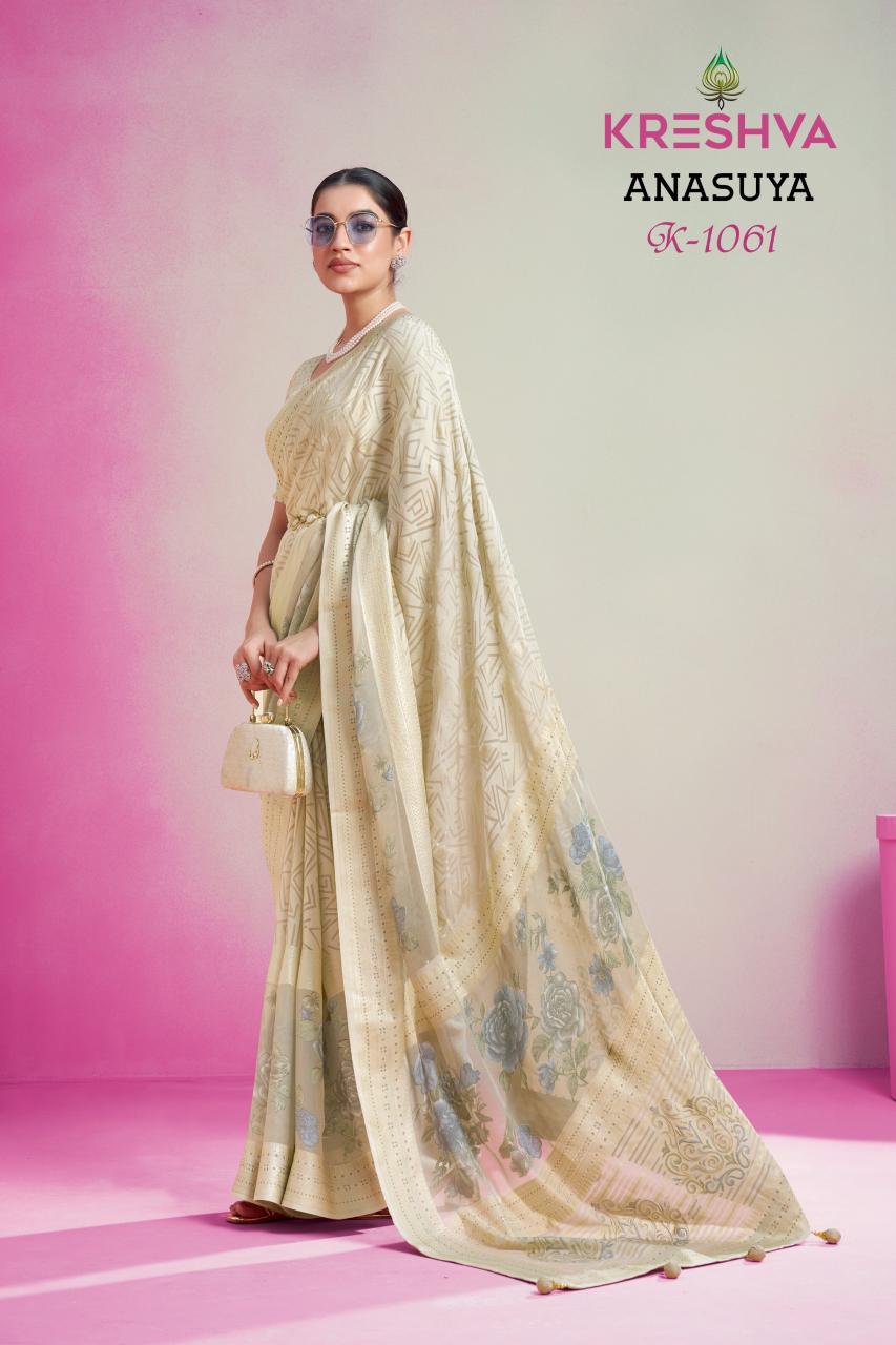 Kreshva Anasuya catalog surat party wear saree