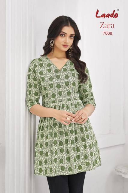 Laado Zara Vol-7 – Short Tunic Tops - Wholesale Catalog