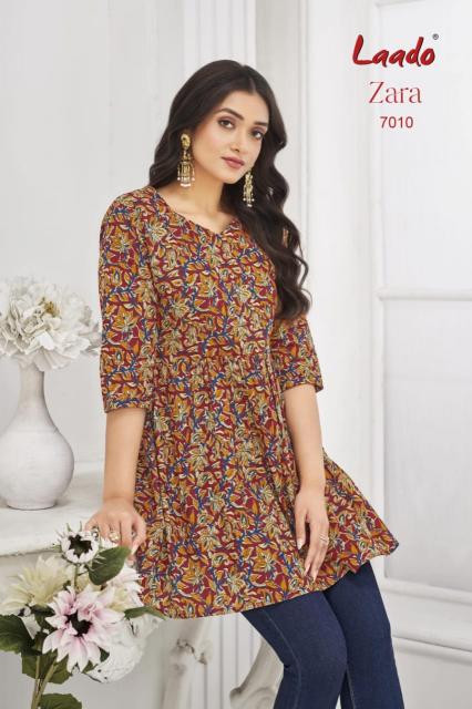 Laado Zara Vol-7 – Short Tunic Tops - Wholesale Catalog