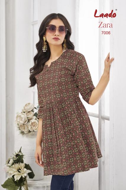 Laado Zara Vol-7 – Short Tunic Tops - Wholesale Catalog