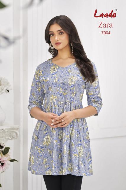 Laado Zara Vol-7 – Short Tunic Tops - Wholesale Catalog