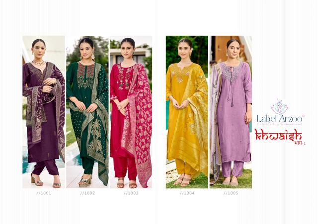 Lable Arzoo Khawish catalog kurti online india