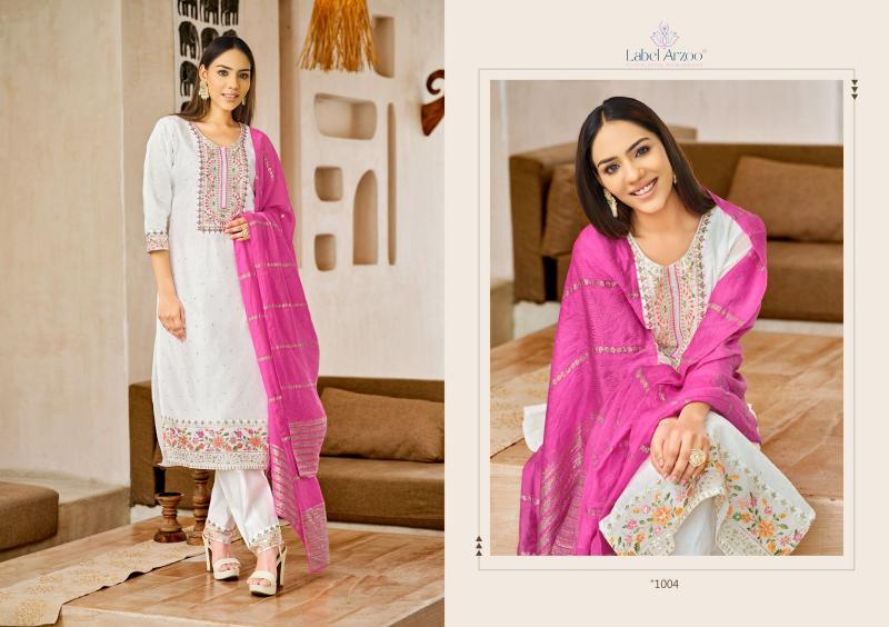 Lable Arzoo Saadgi Bhaag vol 1 catalog kurti neck design 2025 in india