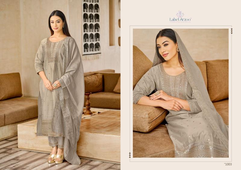 Lable Arzoo Saadgi Bhaag vol 1 catalog kurti neck design 2025 in india