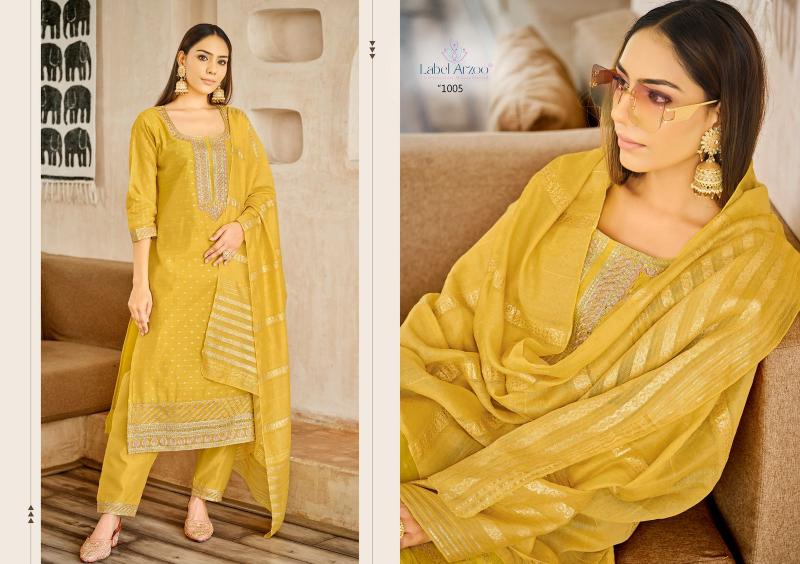 Lable Arzoo Saadgi Bhaag vol 1 catalog kurti neck design 2025 in india