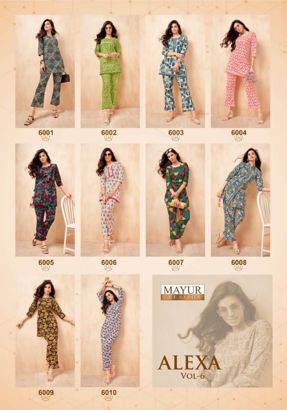 Mayur Alexa Vol-6 – Cord Set - Wholesale Catalog