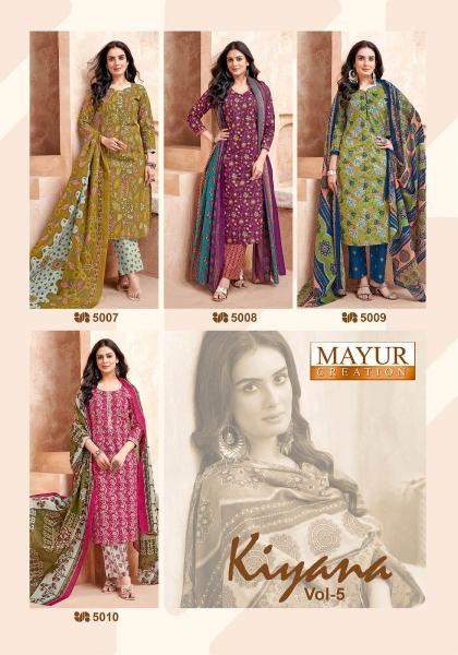 Mayur Kiyana Vol-5 – Dress Material - Wholesale Catalog