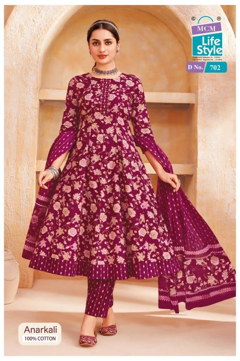 MCM Anarkali Vol-7 – Anarkali Style Kurti With Pant Dupatta - Wholesale Catalog