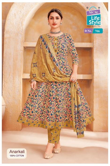 MCM Anarkali Vol-7 – Anarkali Style Kurti With Pant Dupatta - Wholesale Catalog
