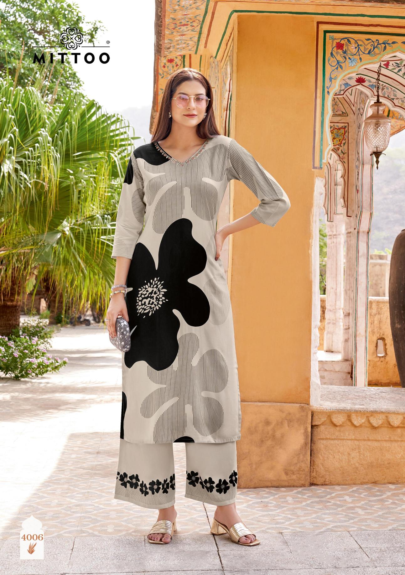 Mittoo Naisha catalog coord set for women wholesale
