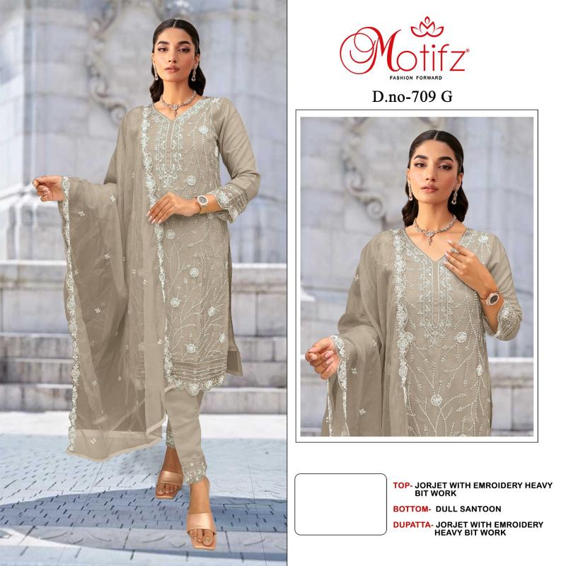 Motifz 709 FGHI catalog wholesale pakistani suits in delhi