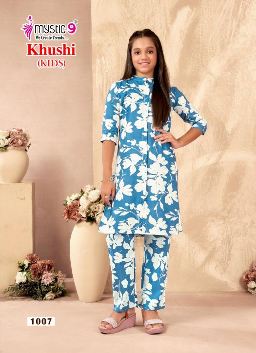 Mystic 9 Khushi Vol 1 catalog kids wear wholesaler poster