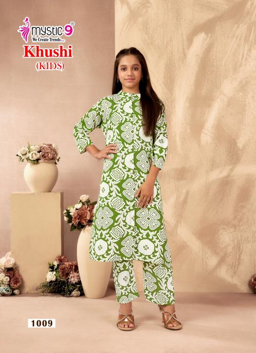 Mystic 9 Khushi Vol 1 catalog kids wear wholesaler poster