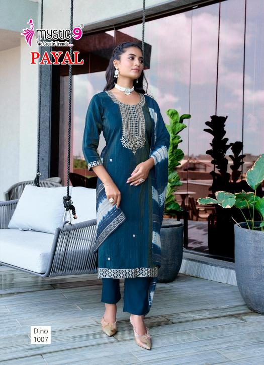 Mystic 9 Payal Vol 1 Catalog kurtis wholesalers surat gujarat india