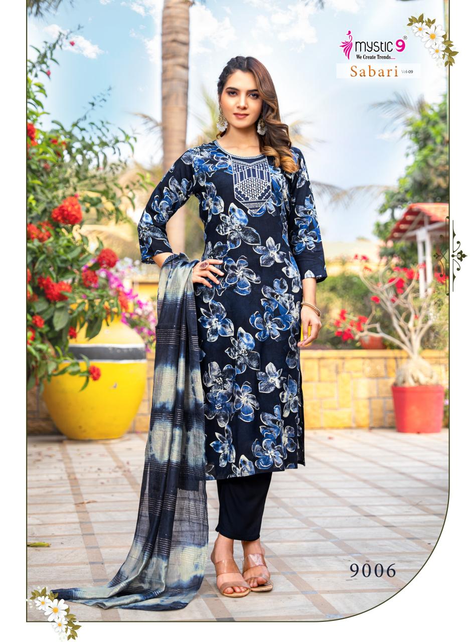 Mystic 9 Sabri Vol 9 Catalog kurtis brand in india