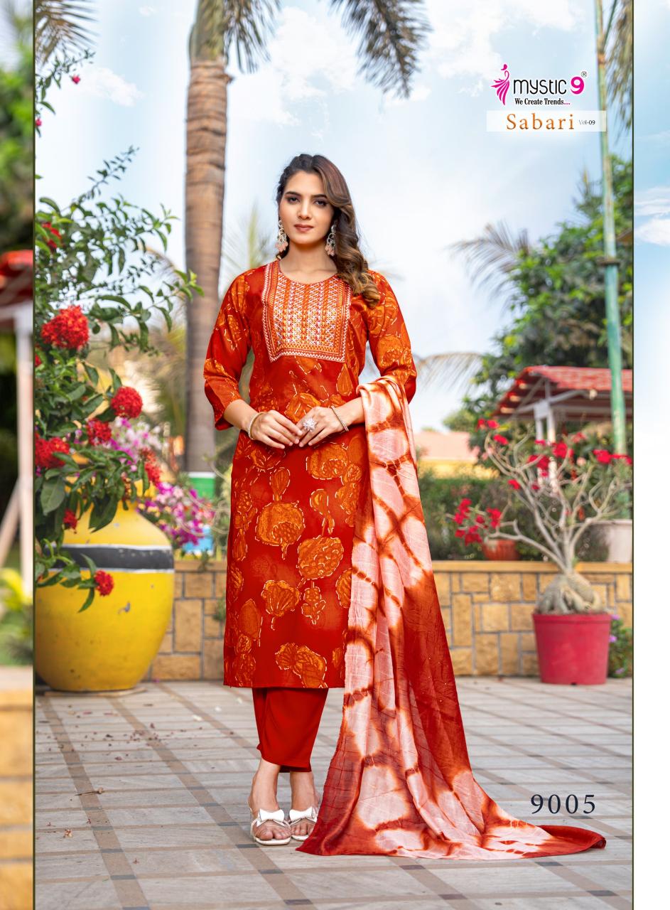 Mystic 9 Sabri Vol 9 Catalog kurtis brand in india