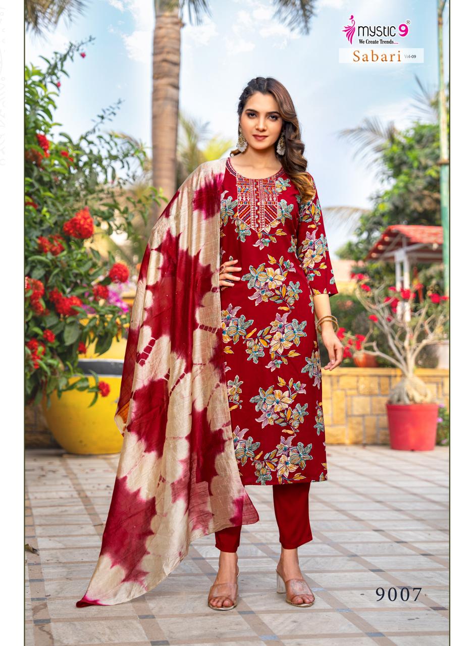 Mystic 9 Sabri Vol 9 Catalog kurtis brand in india