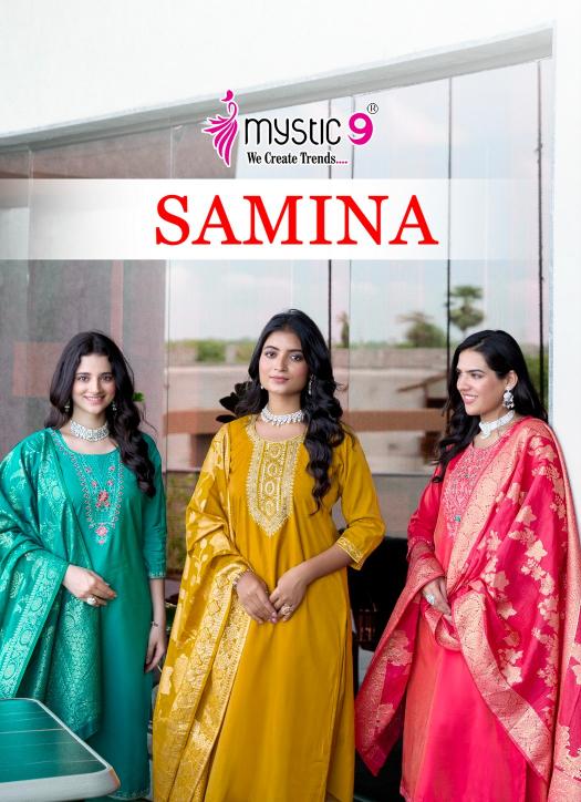 Mystic 9 Samina vol 1 catalog kurti india